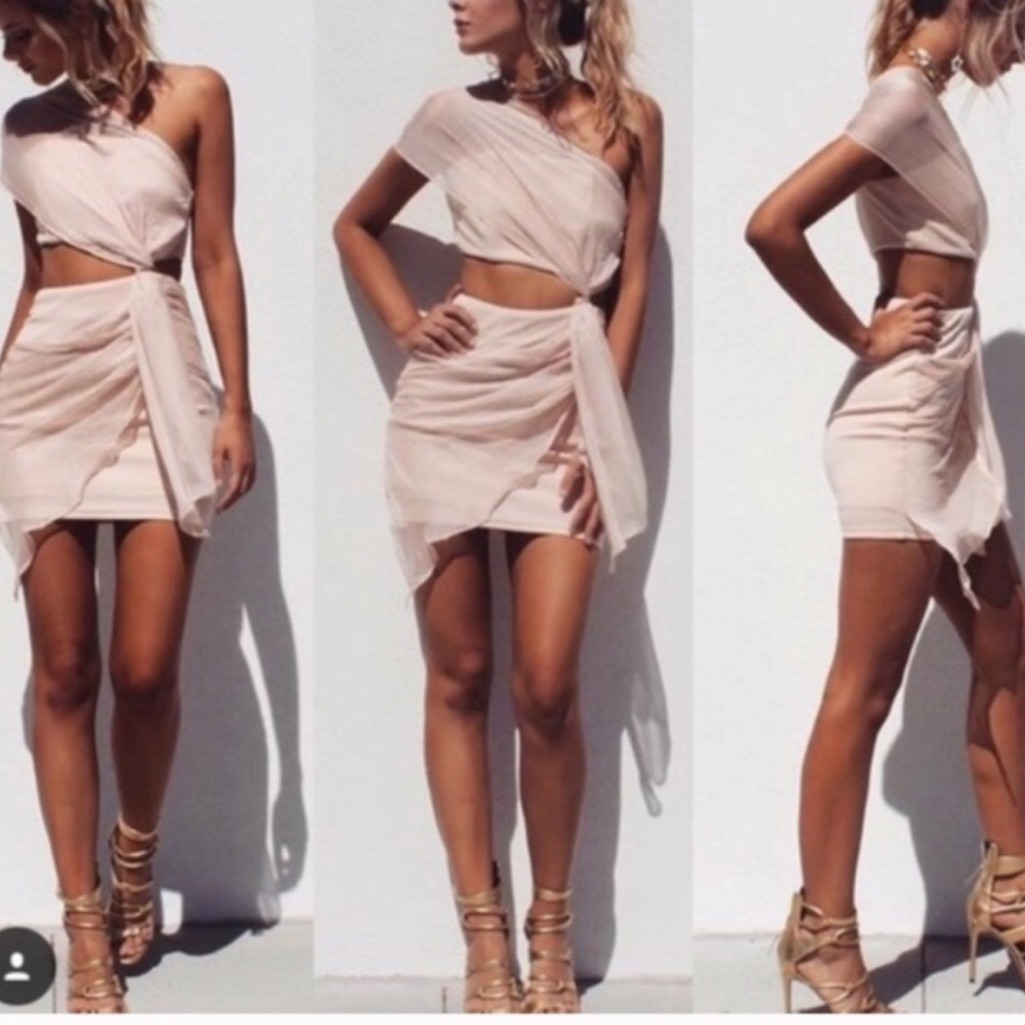 Sabo Skirt Zuri Dress In Blush